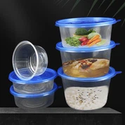 Mangkuk Kemasan Bergelombang Transparan Tebal Sekali Pakai